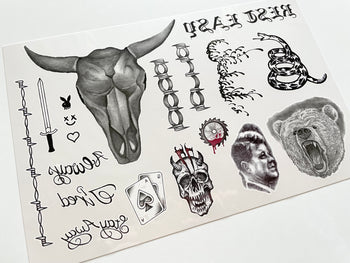 Post Malone Temporary Tattoos