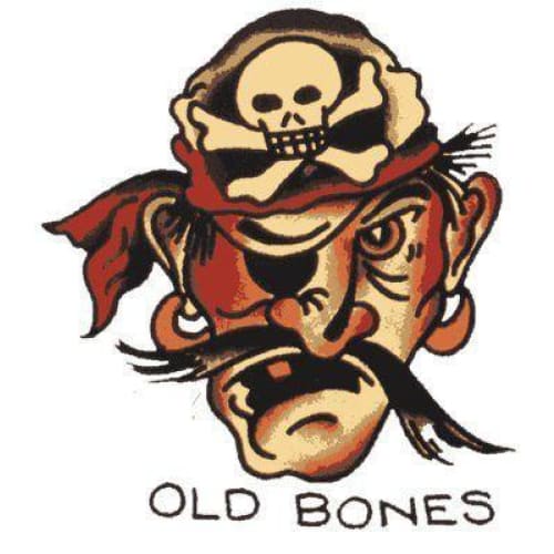 Sailor Jerry Old Bones - Temporary Tattoo