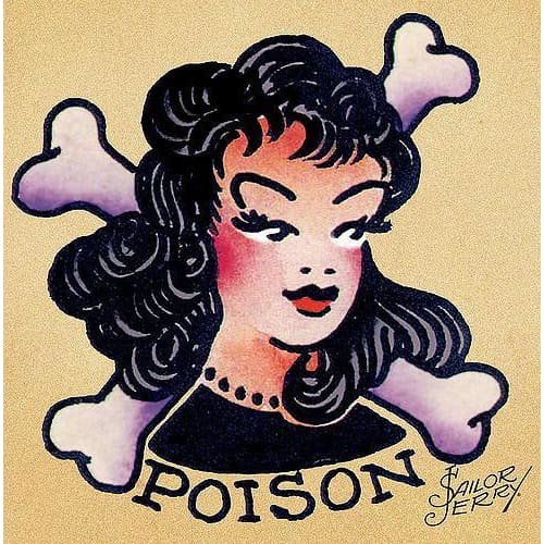 Sailor Jerry Poison - Temporary Tattoo