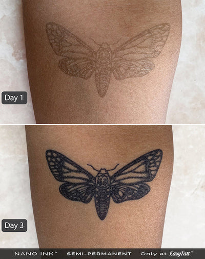 (6 Tattoos) Floral Butterfies