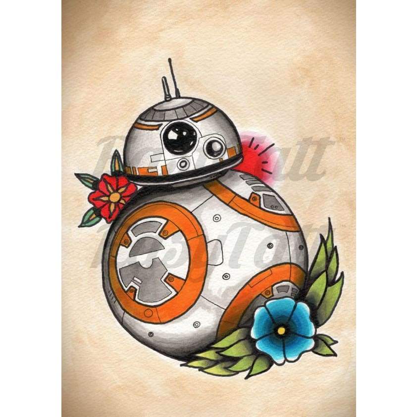 Star Wars BB-8 Traditional - By Micah Shafer - Temporary
