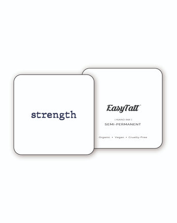 Strength - Semi-Permanent Tattoo