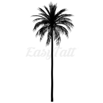Tall Palm Tree - Temporary Tattoo