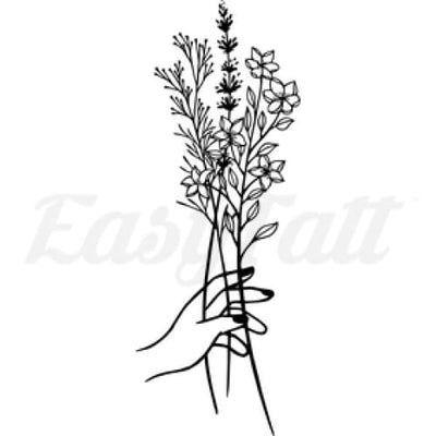 Wildflower Bouquet - Temporary Tattoo