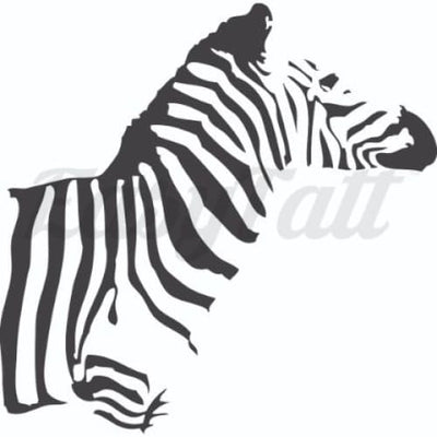 Zebra - Temporary Tattoo
